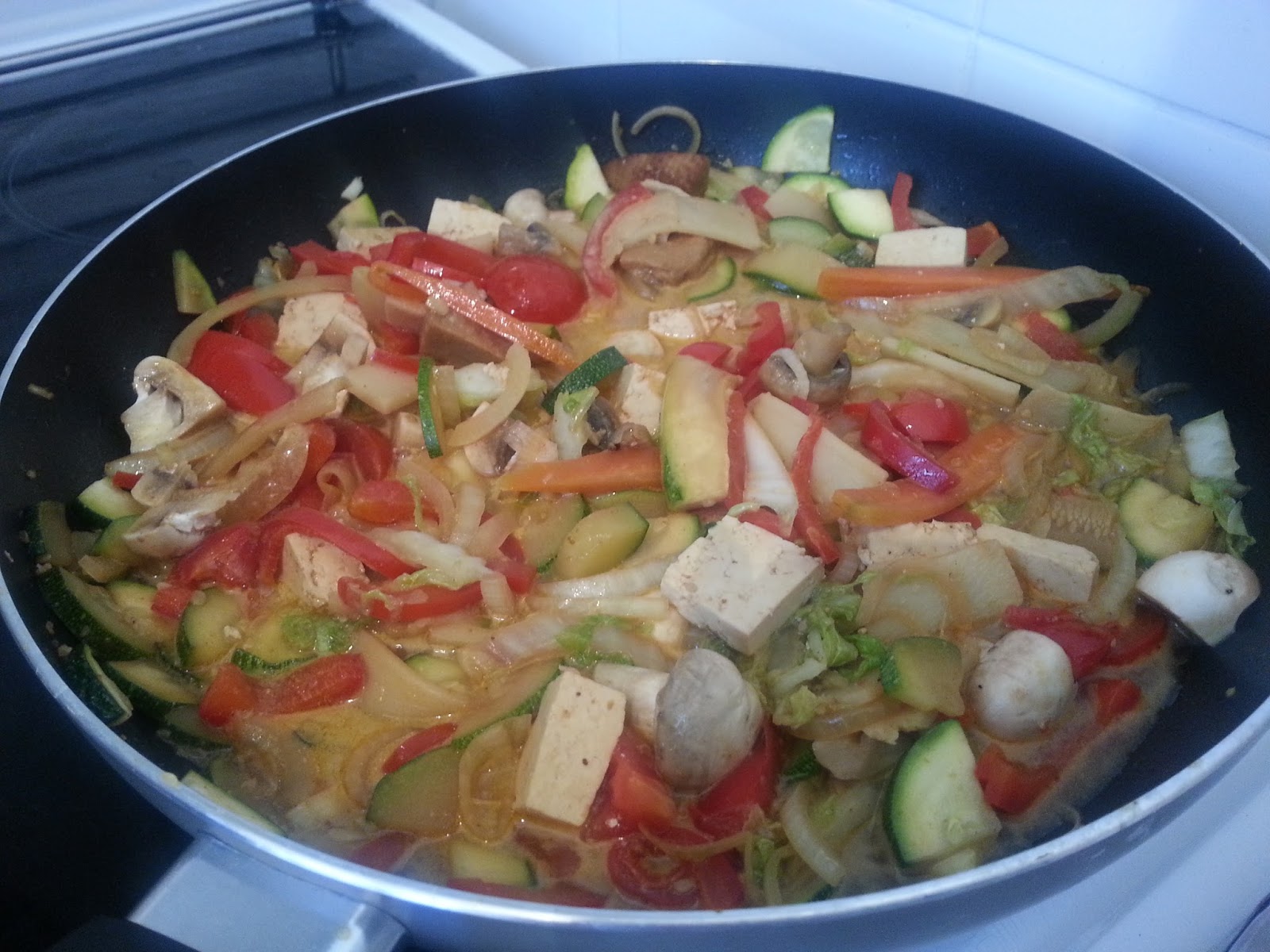 La cuisine veggie d'Aude & Sébastien Seitan au curry à la chinoise